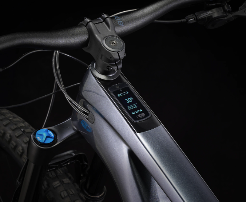 Trek Fuel EXe 9.7 Electric Mountain Bike 2023 in Galactic Grey-3